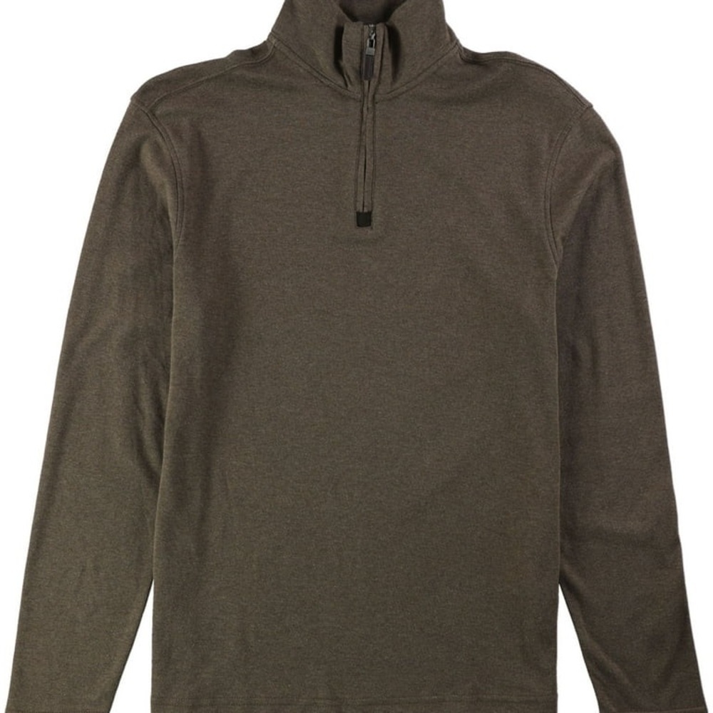 Tasso Elba Olive and Brown Pullover